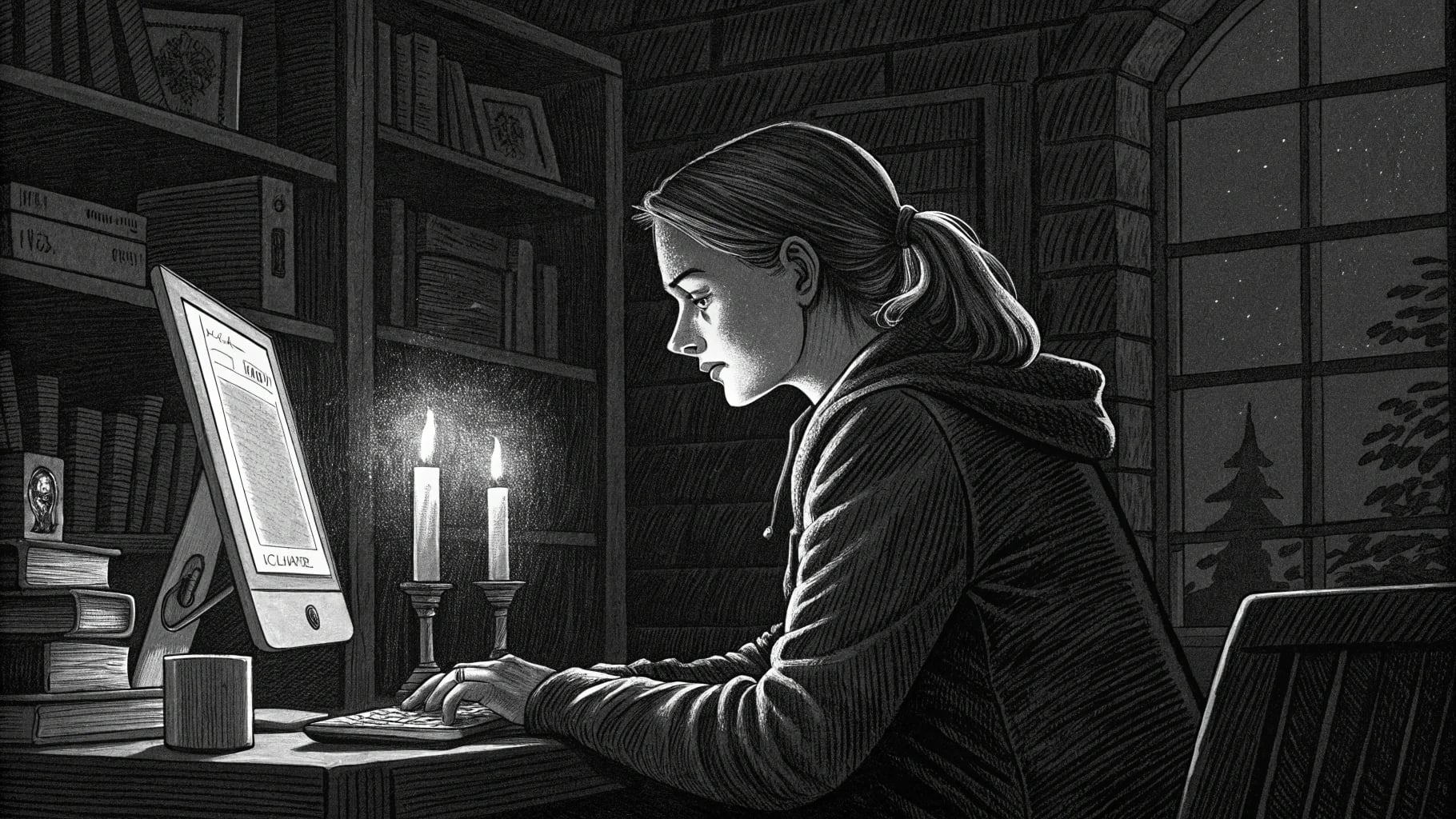 Professional woman working thoughtfully at computer - representing modern developers using AI with clear intent